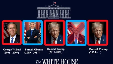 Trump l-a „scos” pe Biden din istorie! Cu cine a fost înlocuit cel de-al 46-lea președinte în noua galerie foto de la Casa Albă
