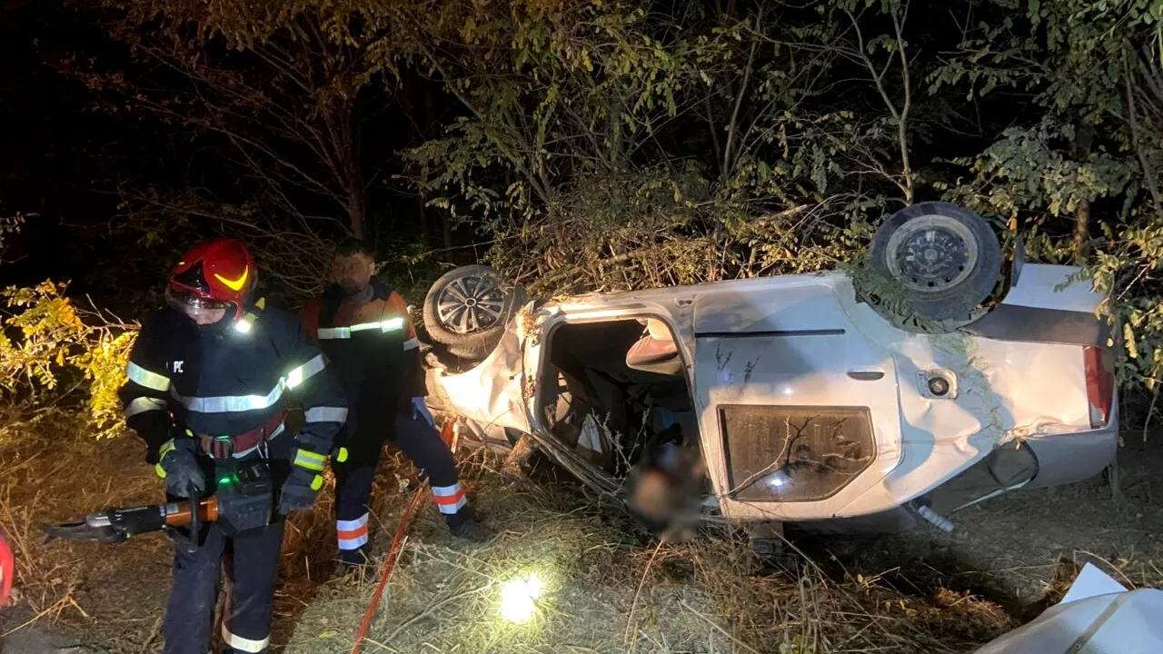 Un bărbat în vârstă de 47 de ani a murit într-un accident auto, pe un drum din Tulcea
