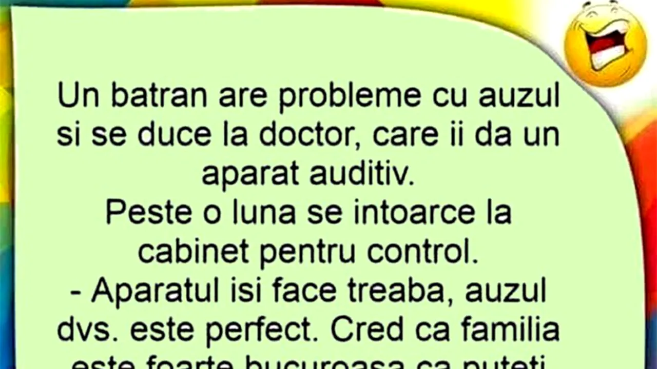 BANCUL ZILEI | Bătrânul și aparatul auditiv