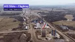 Cristian Pistol(CNAIR) arată cum evoluează lucrările de pe Autostrada Sibiu Făgăraş, Tronson 2. Constructorul a realizat 21% din 20 km