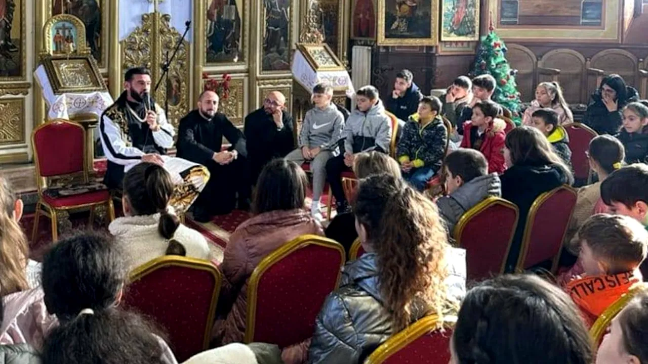 Influencerul Dorian Popa, CRITICAT după ce a fost invitat de comunitatea parohiei Vulcana Băi să dea „lecții de viață” copiilor