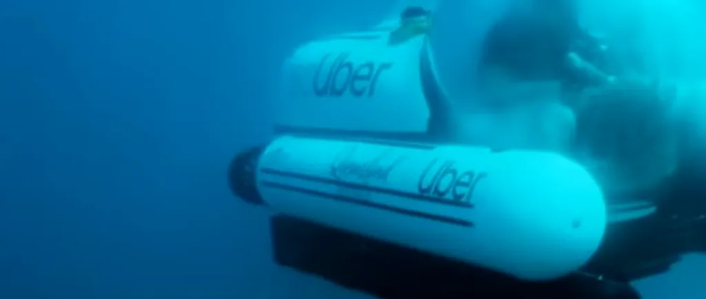 Demers inedit făcut de Uber: Taxiul subacvatic - VIDEO