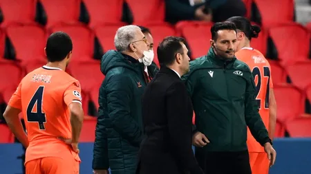 UEFA a decis! Ce se întâmplă cu partida PSG - Başakşehir, suspendată după scandalul de rasism în care a fost implicat Sebastian Colțescu