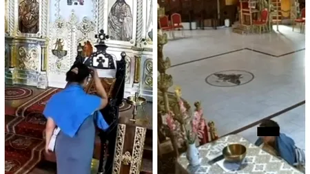 Polițiștii bucureșteni au REȚINUT o femeie cu cetățenie ucraineană, fiind acuzată că a furat bani din altarul unei biserici din sectorul 3