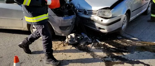 FOTO - VIDEO | Șapte persoane, între care un copil, implicate într-un accident care a avut loc în județul Bistrița-Năsăud. O femeie a ajuns la spital