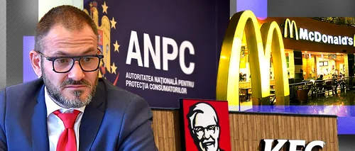 FOTO-VIDEO | Restaurante KFC și McDonald's din Capitală, amendate și chiar închise de ANPC. Ce nereguli s-au găsit și care este valoarea sancțiunilor