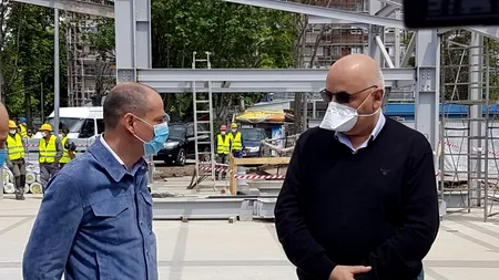 VIDEO. Primarul Sectorului 4, Daniel Băluță, și secretarul de stat, Raed Arafat, prezenți pe șantierul cele mai moderne Unități de Primiri Urgențe din România, construită în curtea Spitalului „Bagdasar-Arseni” din Capitală