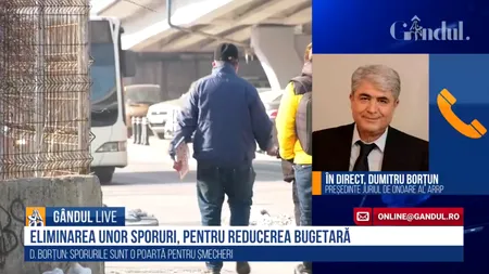 GÂNDUL LIVE. Dumitru Borțun, despre sporuri: „Cine stabilește care sunt meseriile cu spor de stres?” / „Avem prea mulți șmecheri pe metru pătrat”