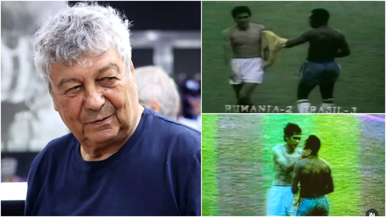 Momentul memorabil cu Mircea Lucescu, când a făcut schimb de tricouri cu Pele. Ce spunea 