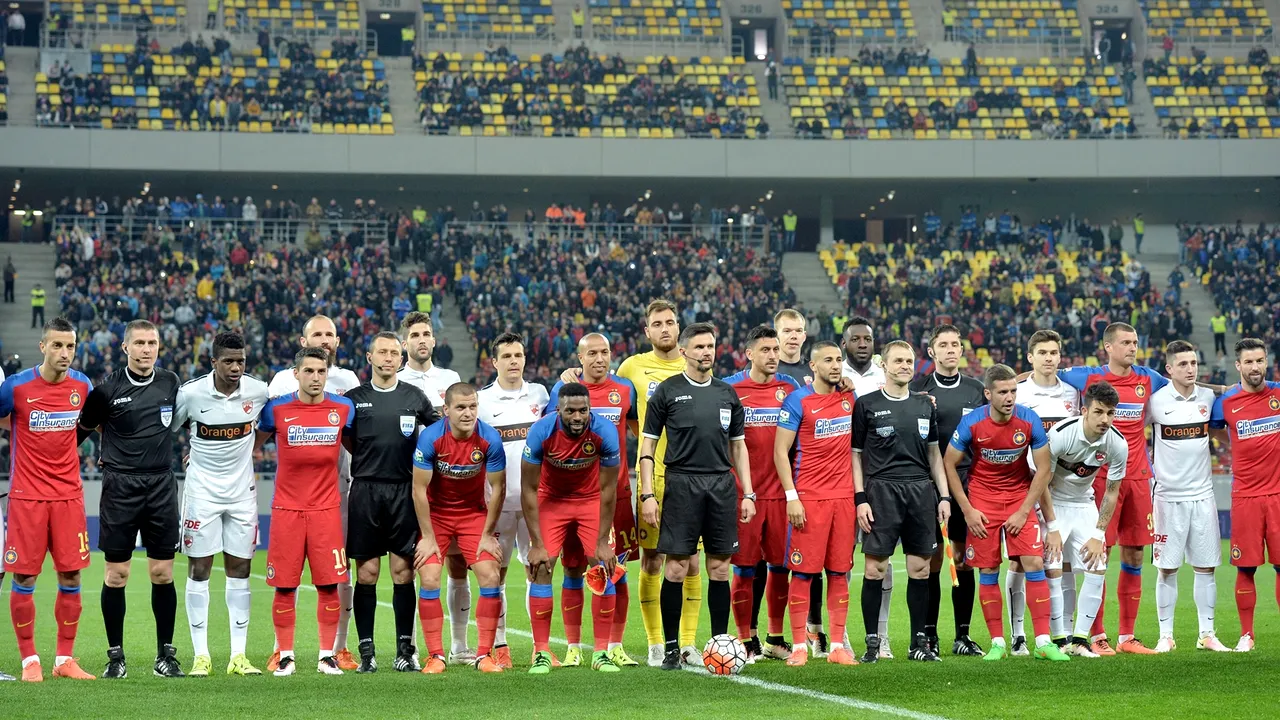 Steliștii au venit pe Dinamo, pentru un omagiu. Cum au reacționat „câinii roșii
