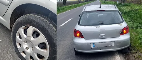 GALAȚI: Șofer beat, drogat și fără permis, oprit de polițiști cu focuri de armă