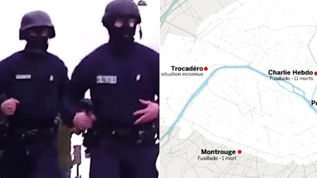 INFOGRAFIE. Harta punctelor critice din Paris