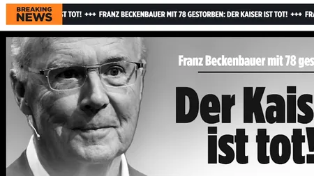 A MURIT fostul mare fotbalist german Franz Beckenbauer! Deține un record greu de egalat: campion mondial atât ca jucător, cât și ca antrenor
