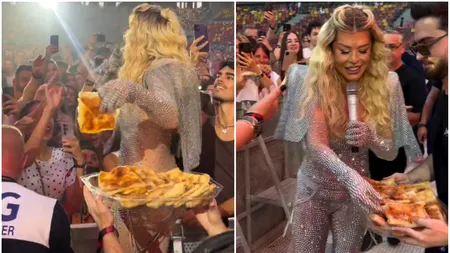 Loredana Groza a împărțit merdenele publicului, la un festival din București. Fanii au fost în delir