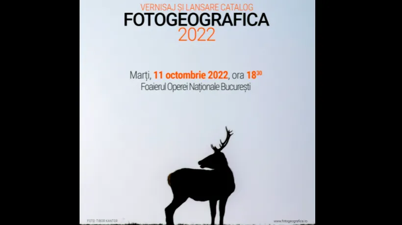 Salonul Naţional de Fotografie „Fotogeografica 2022” se va deschide marţi, 11 octombrie