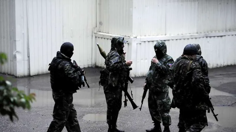 Insurgenți proruși au atacat o unitate militară din orașul ucrainean Donețk