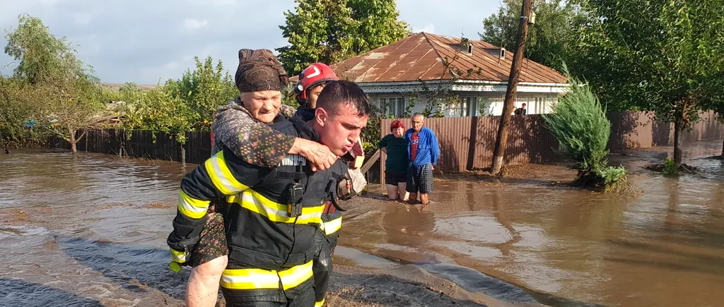 Ciclonul BORIS face prăpăd în Moldova. 4 morți, sute de persoane evacuate, localități ajunse sub apă!/Pompierii intervin cu bărcile pneumatice