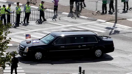 Limuzina lui Obama, defectată în Israel după ce a fost alimentată cu motorină în loc de benzină