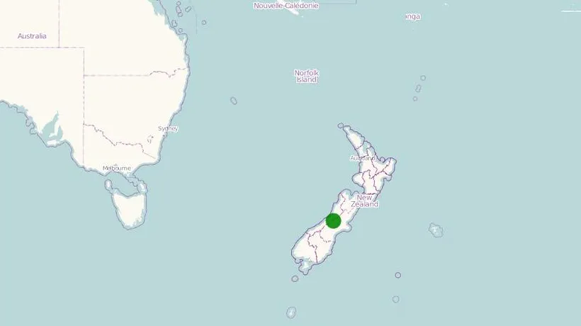 Cutremur cu magnitudinea de 6 grade în Noua Zeelandă