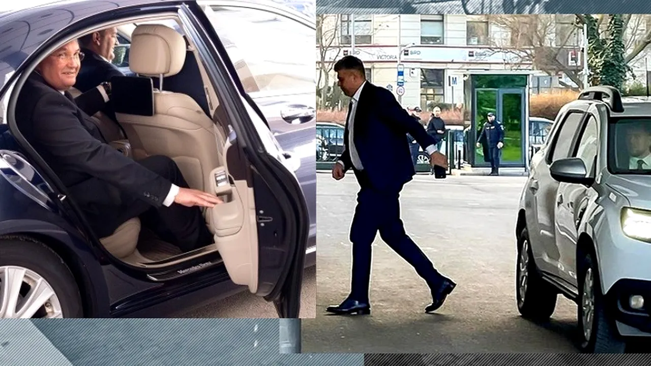 Cu ce mașini merg la muncă șefii Coaliției? / Marcel Ciolacu - Duster, Nicolae Ciucă - Mercedes
