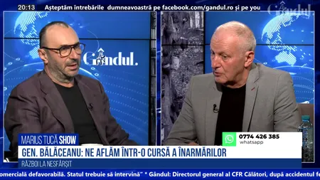VIDEO | Gen (R) Virgil Bălăceanu: „Dronele obțin informații amănunțite. S-a dezvoltat capacitatea acestora privind lovirea”