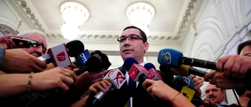 Ponta: M-am obișnuit cu lucruri stupide în presă; recordul de prostie e că-i dăm bani lui Voiculescu
