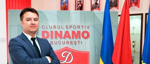 FUNCȚIE. Un polițist de 32 de ani, noul președinte de la Dinamo. Cine este tânărul care va conduce destinele clubului din Ștefan cel Mare