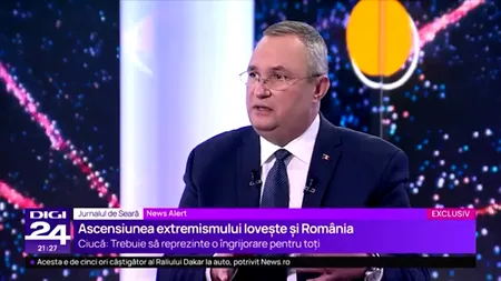 VIDEO | Ciucă exclude orice alianță cu AUR: „Sub nici o formă, partidele extremiste nu constituie o variantă