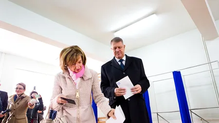 ALEGERI PREZIDENȚIALE 2014. Klaus Iohannis a votat după ce a fost la biserică 