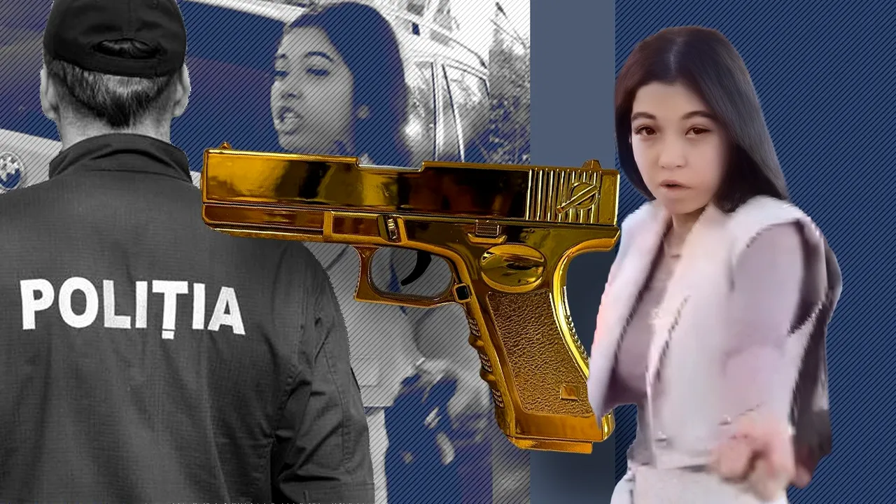 Cine este, de fapt, tânăra filmată în timp ce lovea și umilea un livrator SRILANKEZ. Polițiștii îi spuneau „mafioata cu pistol auriu”