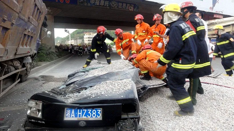 FOTO: Cum arată șoferul acestei mașini, după un accident teribil