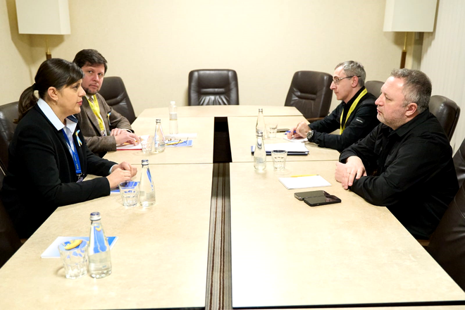 Laura Codruța Kovesi, întâlnire cu procurorul general al Ucrainei / Sursa foto: EPPO