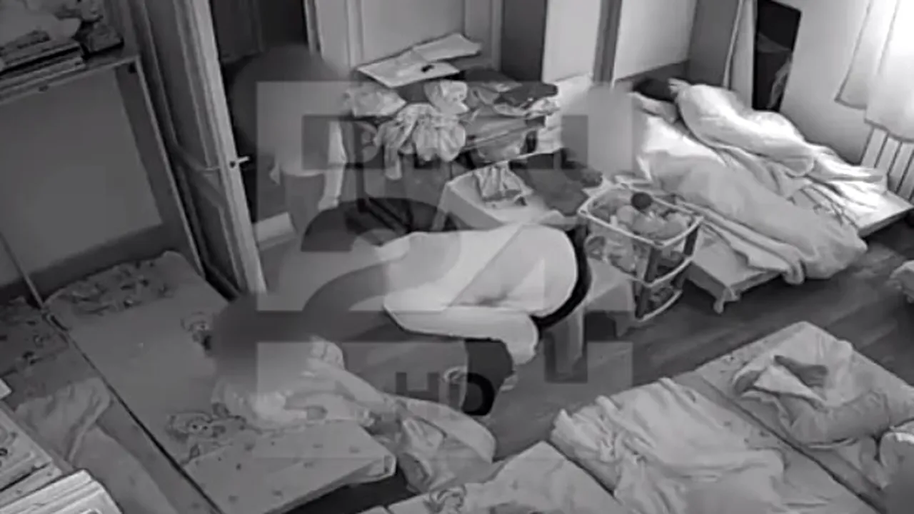 Imagini revoltătoare surprinse de camerele de supraveghere la o grădiniță din București. Directoarea bătea copiii pe care îi avea în grijă