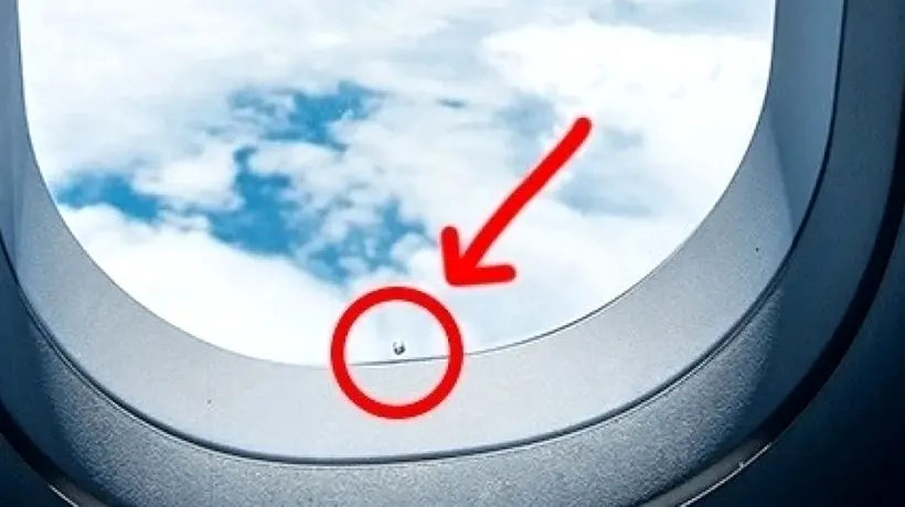 Ați observat că toate avioanele au câte o gaură mică în geamuri? Care e rolul ei, de fapt