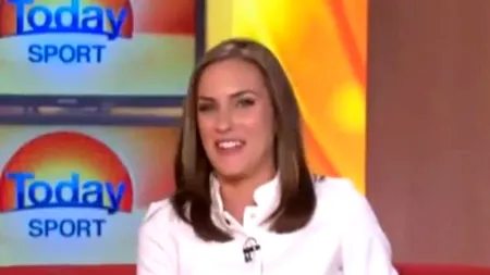 VIDEO. Gafa făcută în direct de o prezentatoare. 