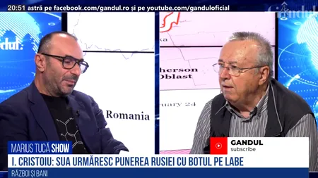 VIDEO | Ion Cristoiu, despre scopul americanilor în războiul din Ucraina: „Punerea Rusiei cu botul pe labe, prin înfrângerea ei de către Ucraina. Noi facem o greșeală. Ei nu calculează nimic”