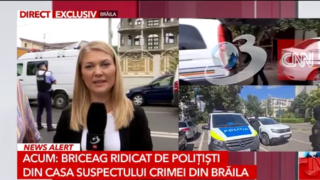 Crima din Brăila. În urma perchezițiilor, anchetatorii au ridicat un CUȚIT cu lama de 17 centimetri