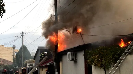 Incendiu de proporții izbucnit joi în București. Pompierii intervin în sectorul 3 cu mai multe autospeciale - VIDEO