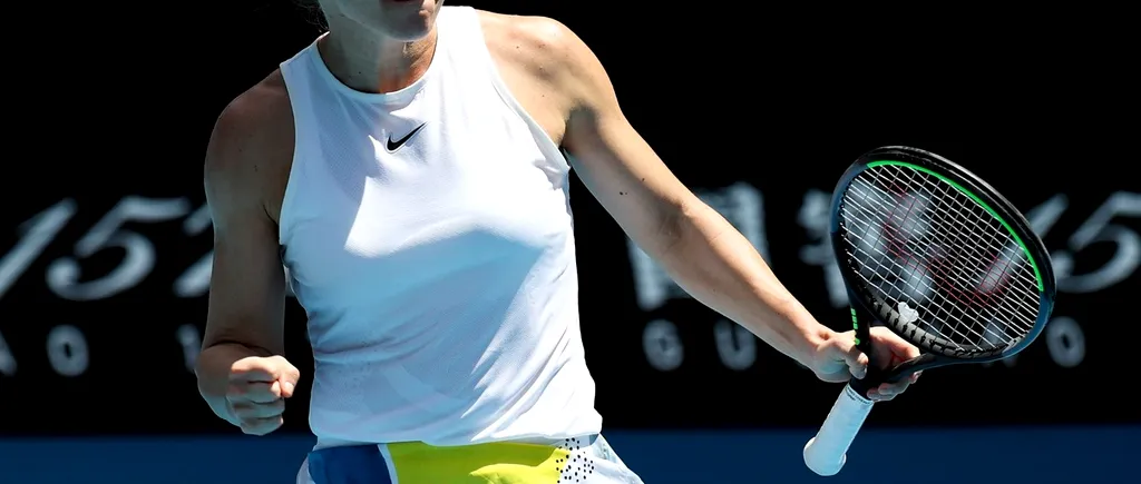 Simona Halep a fost amendată cu 4.000 de dolari pentru gestul din semifinala de la A.O. 