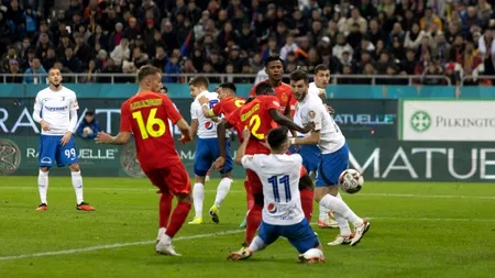 FCSB, egalată în minutul 90 din penalty! De ce s-a enervat Gică Hagi după meciul de pe Arena Națională