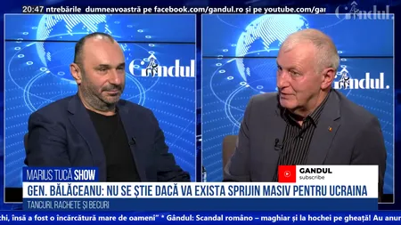 VIDEO | Gen. (R) Virgil Bălăceanu: Nu se dorește escaladarea războiului / Sprijinul față de Ucraina va rămâne