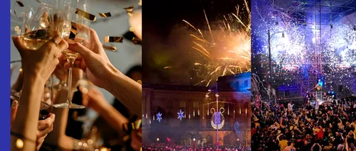 VIDEO | România explodează de Revelion. Artificii, lasere, concerte și șampanie de la munte pân’ la mare. Programul spectacolelor în marile orașe
