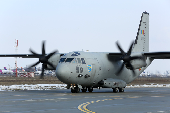 MApN anunţă o nouă misiune de zbor umanitar, cu trei aeronave ale Forţelor Aeriene Române / Sursa foto: Facebook MApN