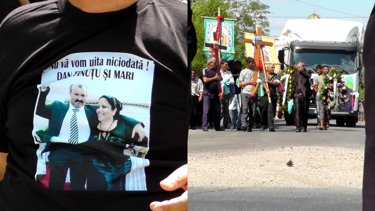 Înmormântarea lui Dan Finuțu, ucis în accidentul de la Tulcea. 