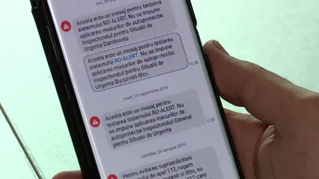 RO-ALERT. Ironii pe internet, după mesajul Ro-Alert trimis vineri de autorități. Ce greșeală apare în textul alertei