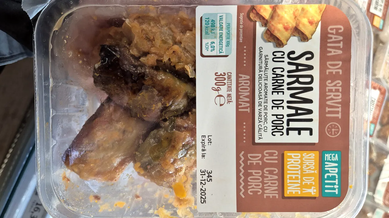 Ai cumpărat sarmale din Mega Image? Din ce sunt făcute, de fapt