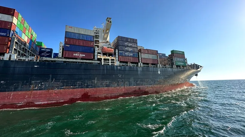 O NAVĂ sub pavilion Hong-Kong a părăsit portul Odesa ca urmare a atacurilor repetate ale rușilor din Marea Neagră