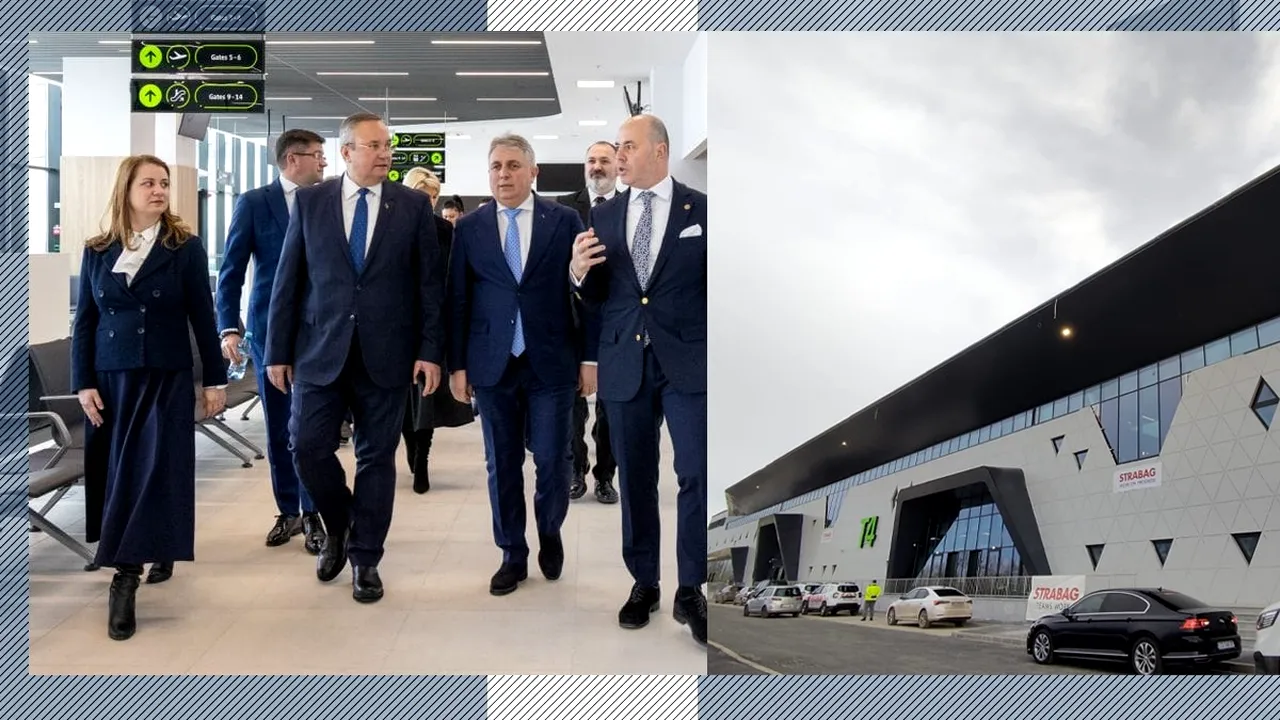 Ciucă a inaugurat Terminalul 4 de la Aeroportul Iași/PSD Iași: 
