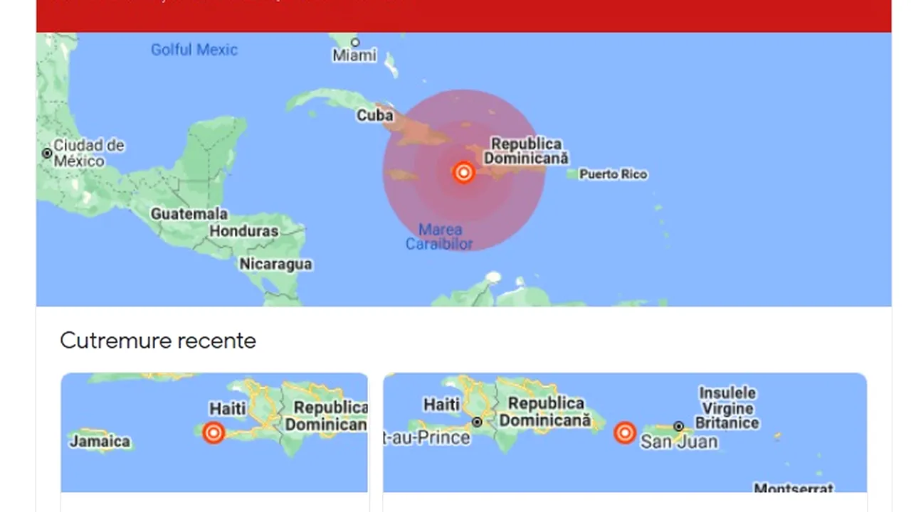 Două cutremure cu magnitudine de peste 7 s-au produs sâmbătă, aproape simultan, în Haiti și Alaska. Aproape 20 de cutremure majore se adaugă dezastrelor naturale care au lovit planeta în 2021