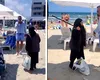 Scandal pe o plajă exclusivistă din Mamaia Nord. Un bărbat de 40 de ani, atacat cu o bâtă de o BĂTRÂNĂ care cerșea bani turiștilor